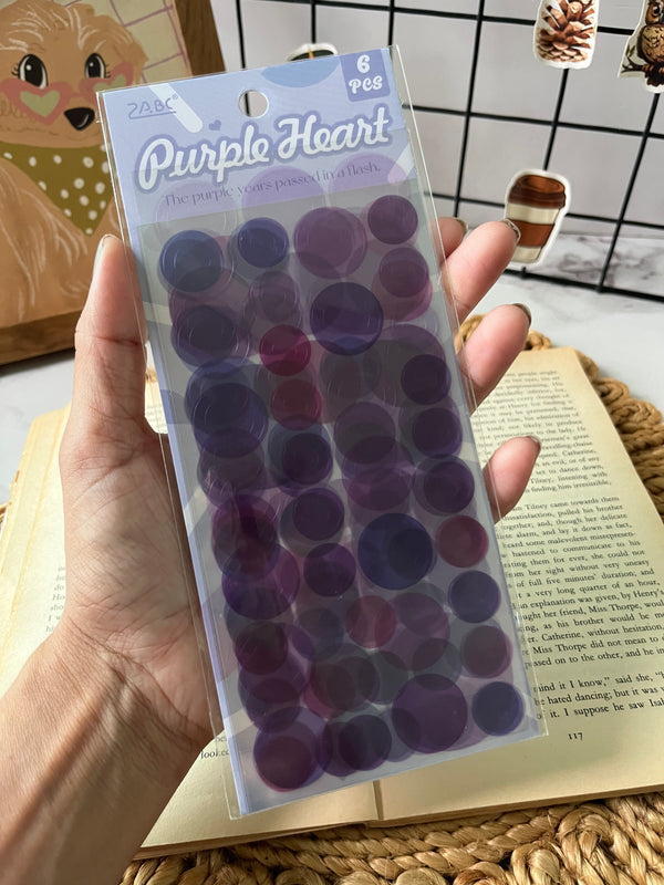 Journal Circle Dot stickers - variant 02