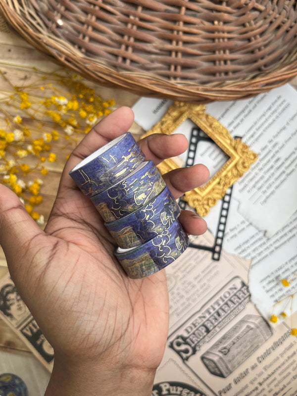 Van Gogh’s Wheat-field with Crows Foil Washi