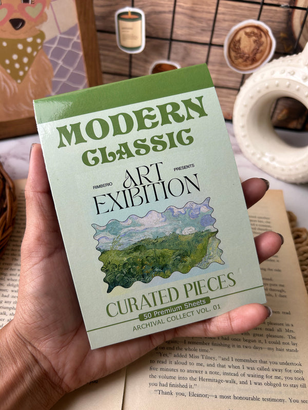 Classic Green magazine-style paperpack book with aesthetic green sheets for bullet journaling, modern journaling magazine, and DIY art – Shop ABC