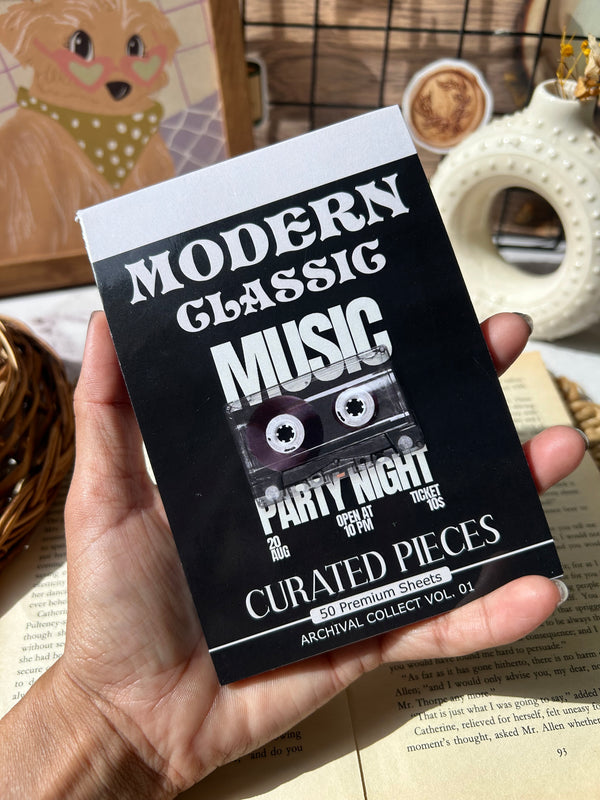 Classic Black handmade paperpack book with beautiful magazine styles – Shop ABC