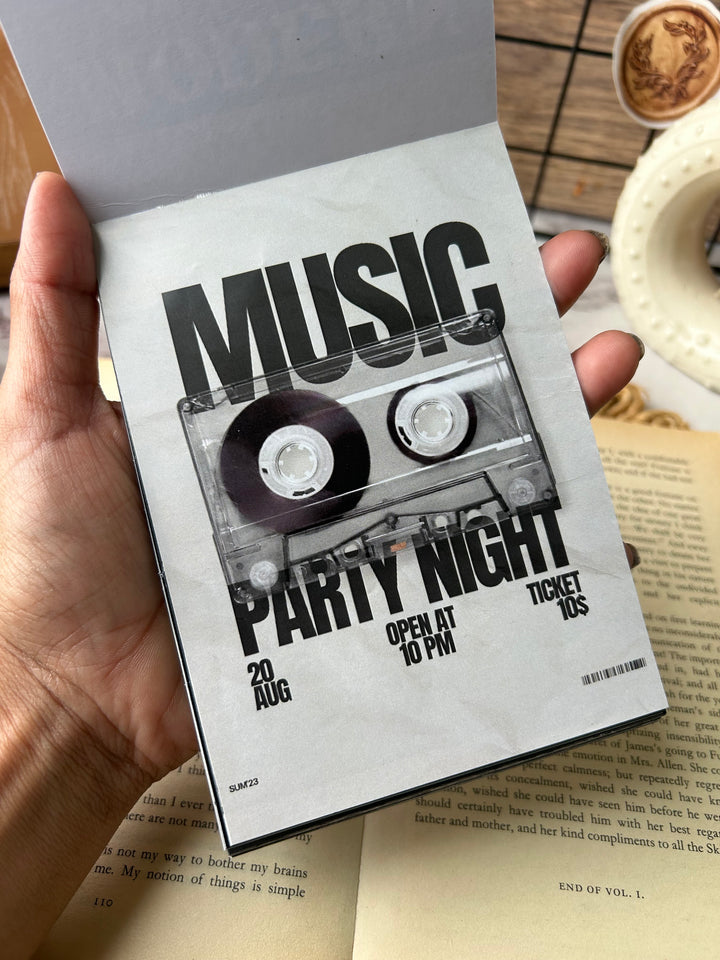 Classic Black handmade paperpack book with beautiful magazine styles – Shop ABC