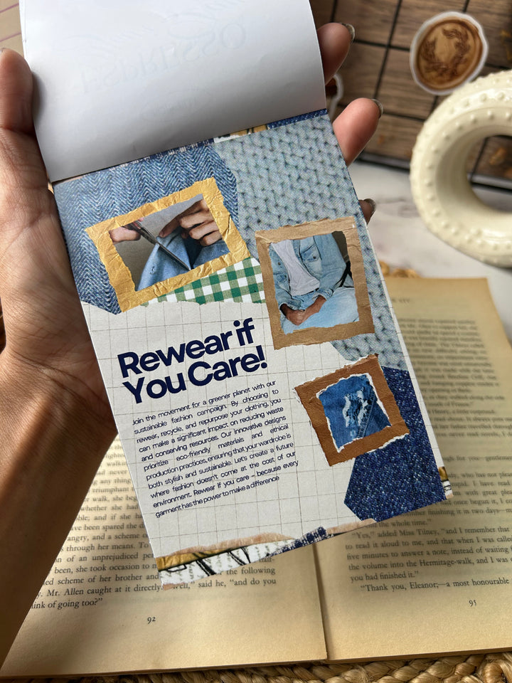 Shop ABC blue magazine paperpack for aesthetic blue journaling, bullet journal ideas & creative spreads.