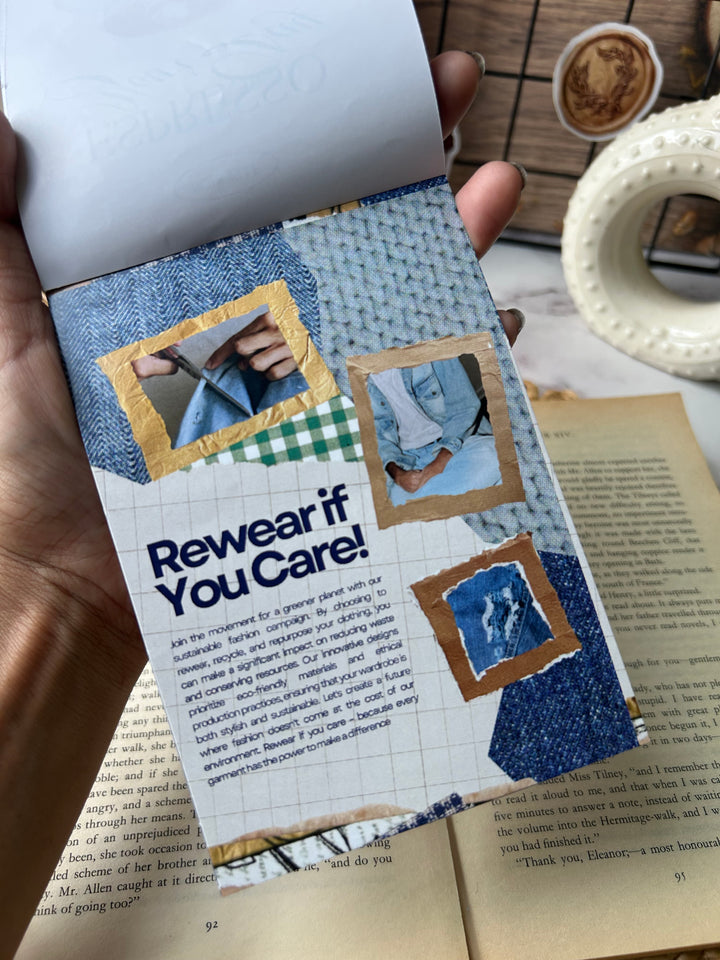 Shop ABC blue magazine paperpack for aesthetic blue journaling, bullet journal ideas & creative spreads.