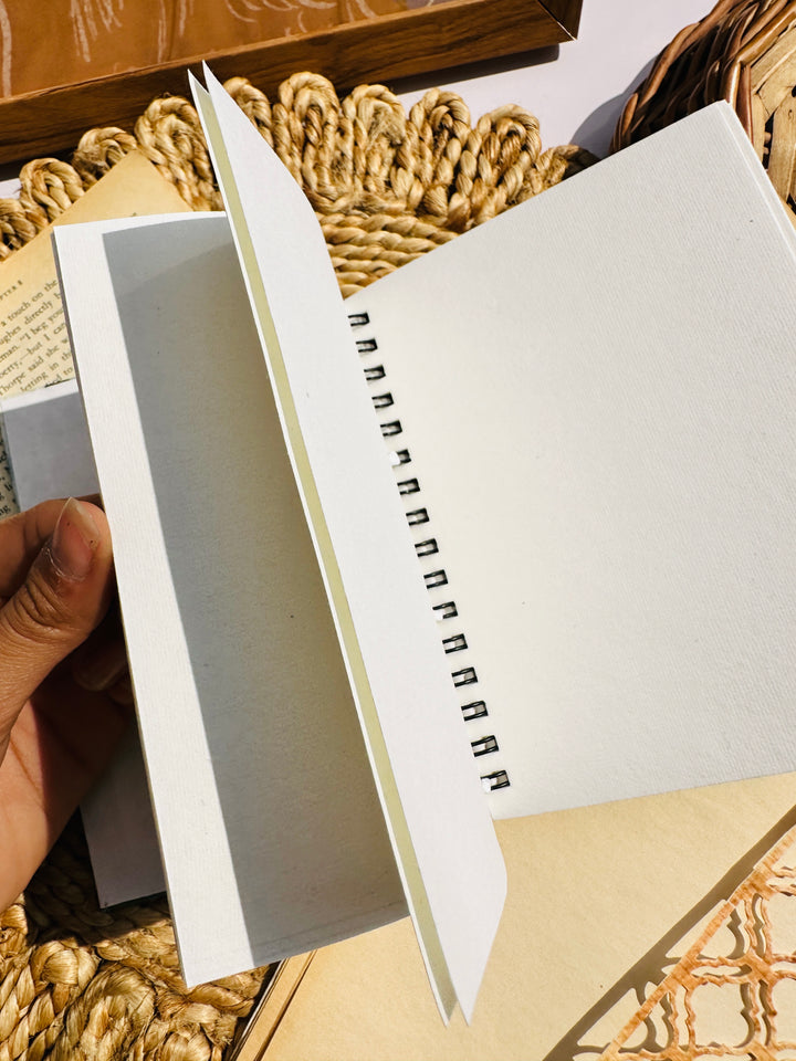 Van Gogh self portrait handmade paper journal featuring vintage art cover, textured pages, and artistic notebook design – Shop ABC

